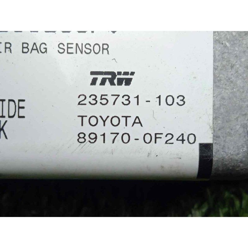 Recambio de centralita airbag para toyota corolla verso (r1) 2.0 turbodiesel cat referencia OEM IAM 235731103-891700F240 CON.TAR
