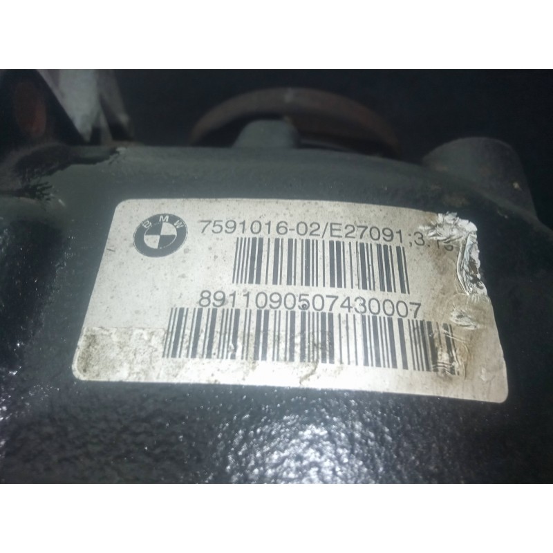 Recambio de diferencial trasero para bmw serie 3 berlina (e90) 2.0 turbodiesel cat referencia OEM IAM 7591016-759101602  RELACIO
