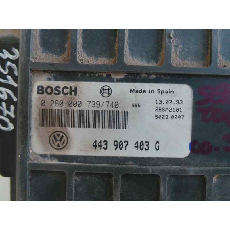 Recambio de centralita check control para seat toledo (1l) 1.8 cat (rp) referencia OEM IAM 0280000739/740-443907403G  