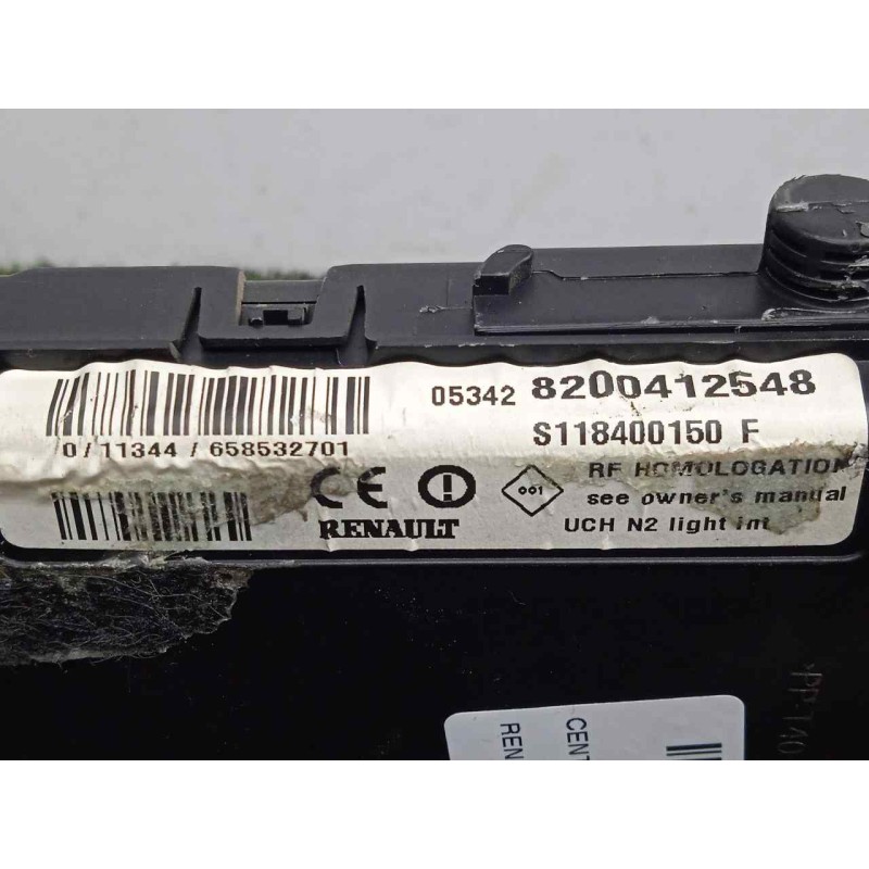 Recambio de centralita check control para renault megane ii berlina 5p 1.5 dci diesel referencia OEM IAM S118400150-S118400150F-