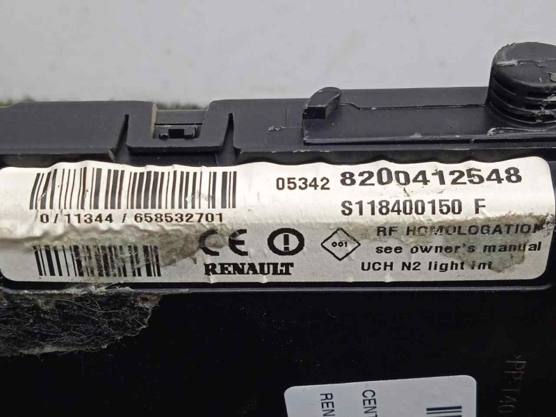 Recambio de centralita check control para renault megane ii berlina 5p 1.5 dci diesel referencia OEM IAM S118400150-S118400150F-