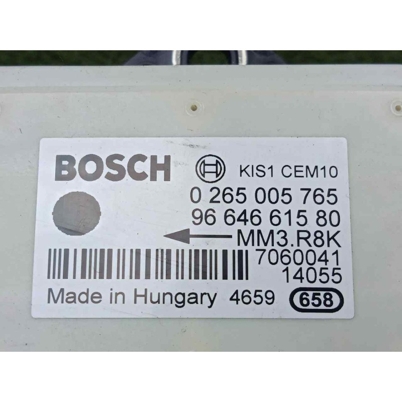 Recambio de centralita esp para fiat scudo combi (272) 2.0 jtdm cat referencia OEM IAM 0265005765-9664661580  