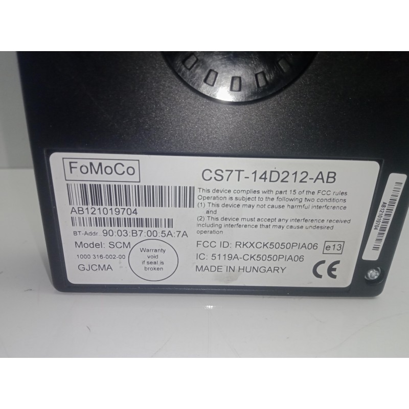 Recambio de modulo electronico para ford c-max 2.0 tdci cat referencia OEM IAM  GJCMA 