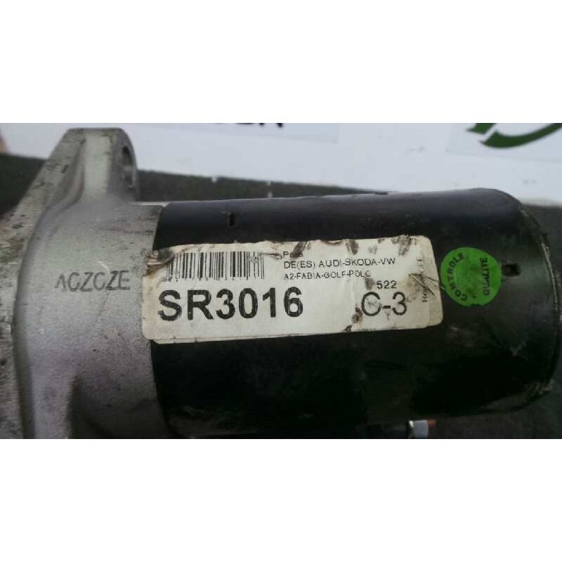 Recambio de motor arranque para volkswagen polo (9n1) 1.2 12v referencia OEM IAM SR3016  