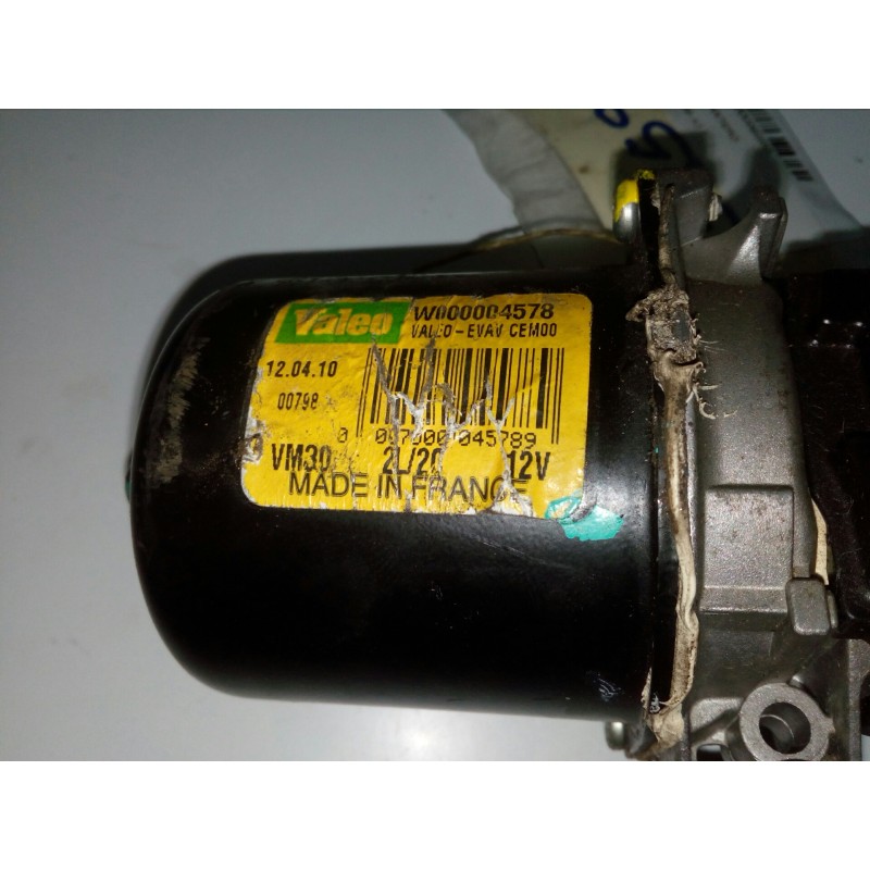 Recambio de motor limpia delantero para citroën c3 referencia OEM IAM W000004578 VALEO 4 PINES