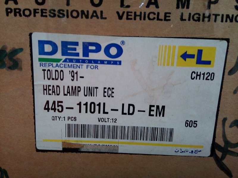 Recambio de faro izquierdo para seat toledo (1l) referencia OEM IAM 11854001 91-95 - NUEVO 1.SERIE