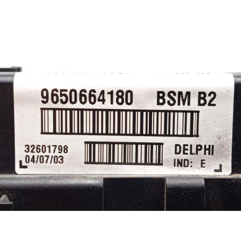 Recambio de centralita check control para peugeot 206 berlina 1.4 hdi referencia OEM IAM 9650664180-BSMB2 BSMB2 