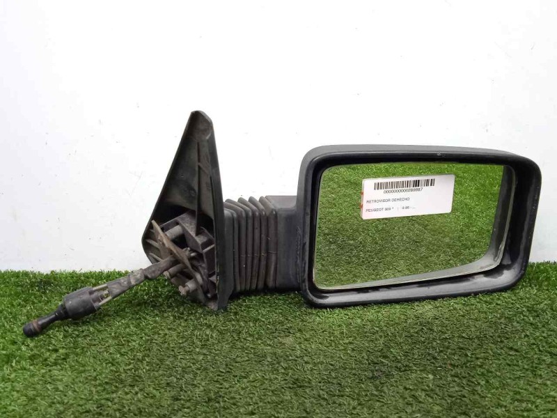 Recambio de retrovisor derecho para peugeot 309 referencia OEM IAM  MANUAL NEGRO.PLASTICO