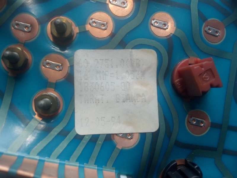 Recambio de cuadro instrumentos para lancia delta 1.9 turbodiesel cat referencia OEM IAM 603466019B-804000IMP-183060580-6027510 