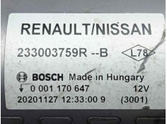 Recambio de motor arranque para renault kangoo 1.5 blue dci diesel fap referencia OEM IAM 233003759R-0001170647 BOSCH 12.DIENTES 2