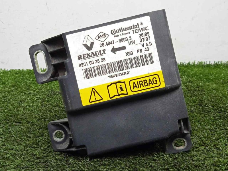 Recambio de centralita airbag para dacia sandero 1.5 dci diesel cat referencia OEM IAM 8201002828-28404796003  