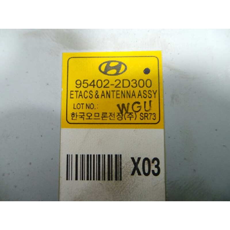 Recambio de centralita check control para hyundai elantra (xd) 2.0 crdi referencia OEM IAM 954002D300-97RA000004-954022D300  
