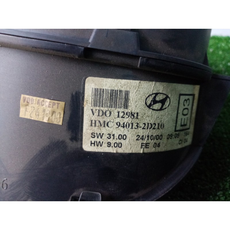 Recambio de cuadro instrumentos para hyundai elantra (xd) 1.6 16v cat referencia OEM IAM 940132D210 CAMBIO.AUTOMATICO 