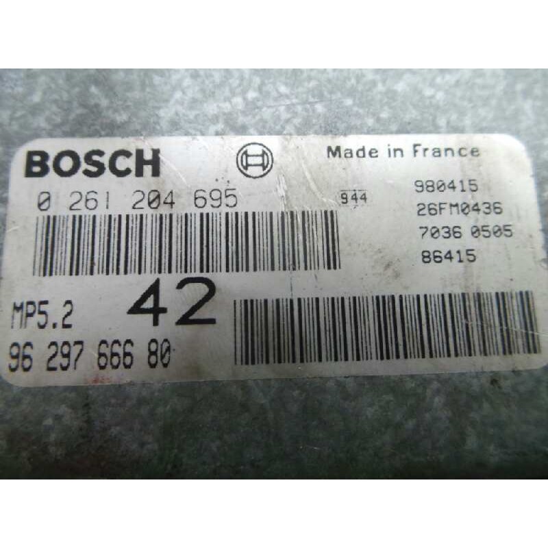 Recambio de centralita motor uce para citroën xantia berlina 2.0 16v cat (rfv / xu10j4r) referencia OEM IAM 0261204695-980415-26