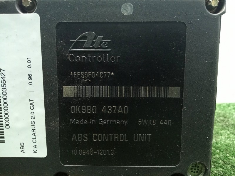 Recambio de abs para kia clarus 2.0 cat referencia OEM IAM 0K2A443785-1002040137-0K9B0437A0-5WK8440-10094612013 ATE 