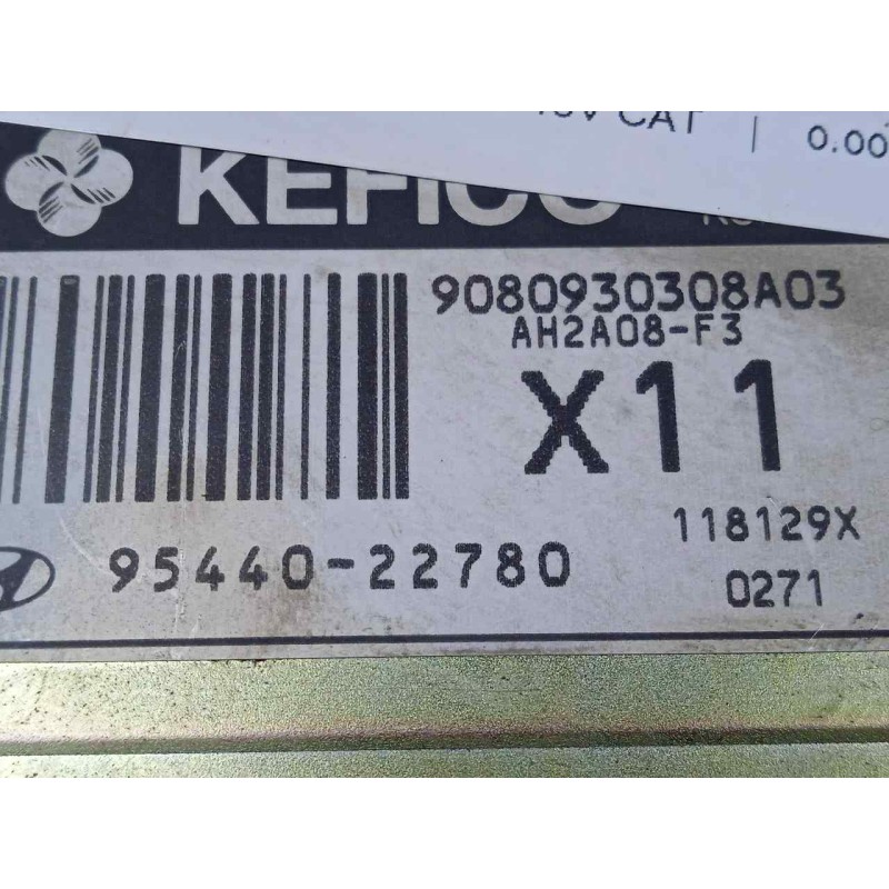Recambio de centralita cambio automatico para hyundai elantra (xd) 1.6 16v cat referencia OEM IAM 9544022780  
