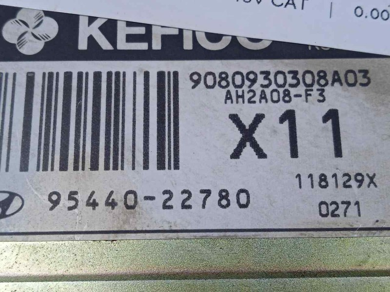 Recambio de centralita cambio automatico para hyundai elantra (xd) 1.6 16v cat referencia OEM IAM 9544022780  