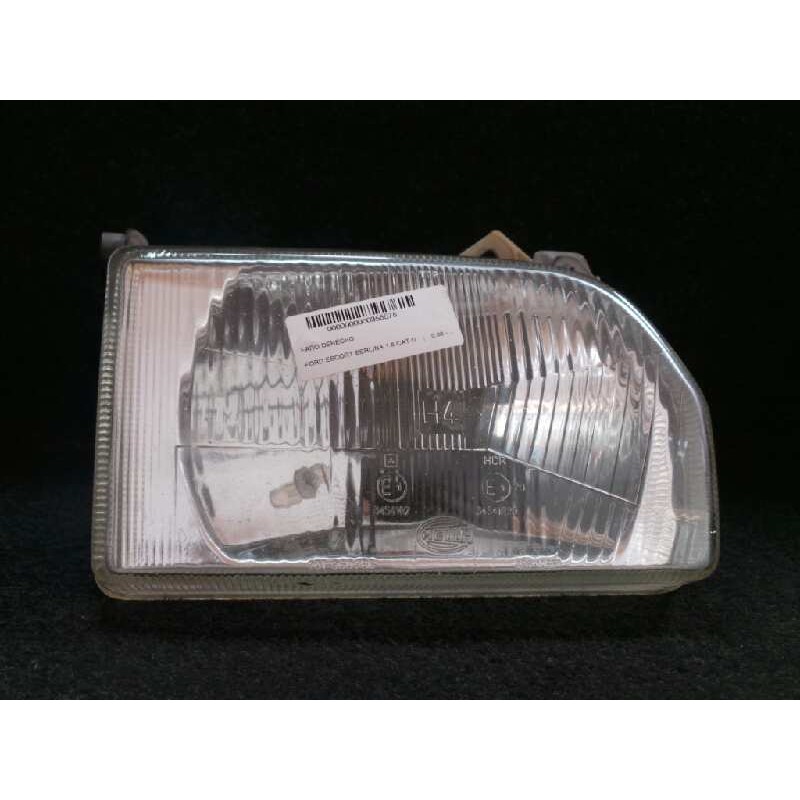 Recambio de faro derecho para ford escort berlina 1.6 cat-u referencia OEM IAM  86-90 