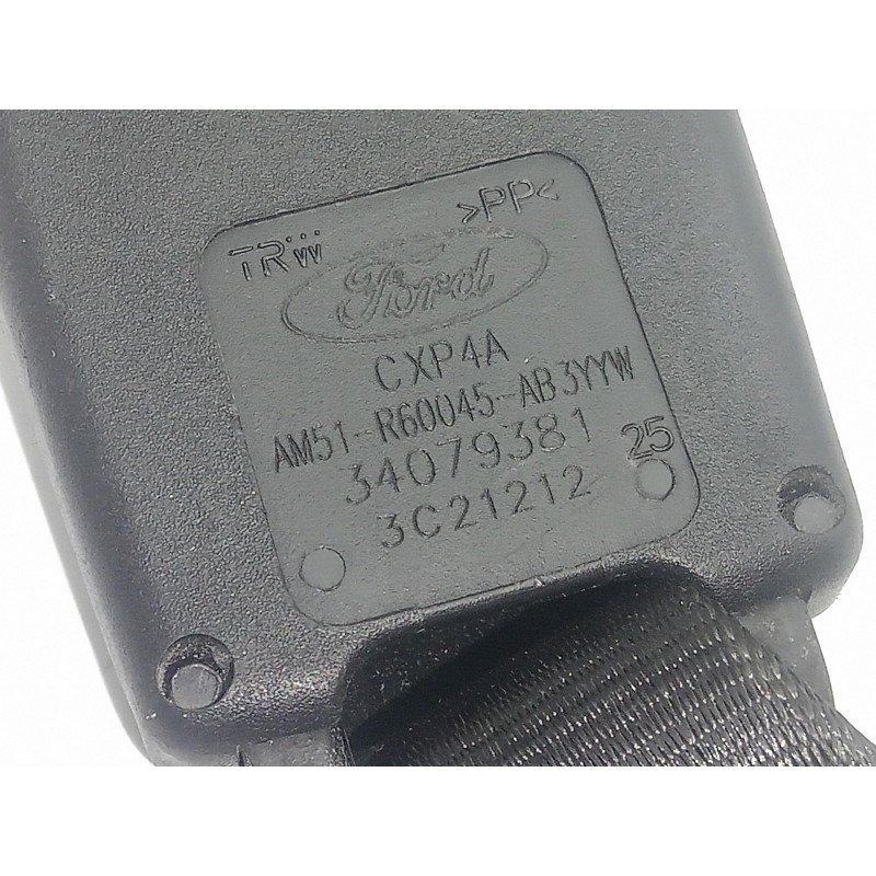 Recambio de enganche cinturon trasero central para ford c-max 2.0 tdci cat referencia OEM IAM AM51R60045AB3YYW  