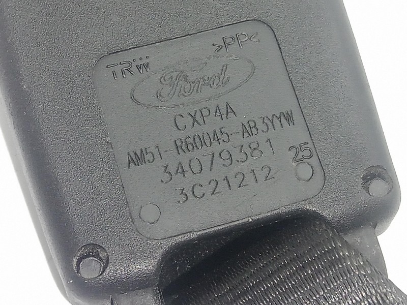 Recambio de enganche cinturon trasero central para ford c-max 2.0 tdci cat referencia OEM IAM AM51R60045AB3YYW  