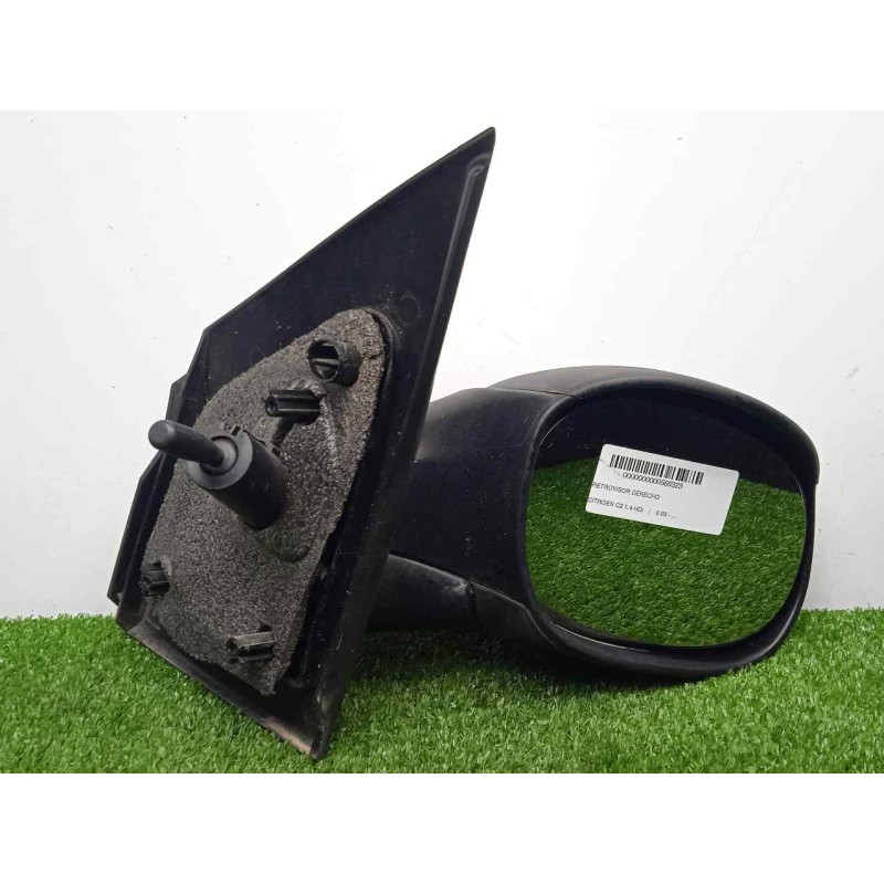 Recambio de retrovisor derecho para citroën c2 1.4 hdi referencia OEM IAM  MANUAL NEGRO.PLASTICO