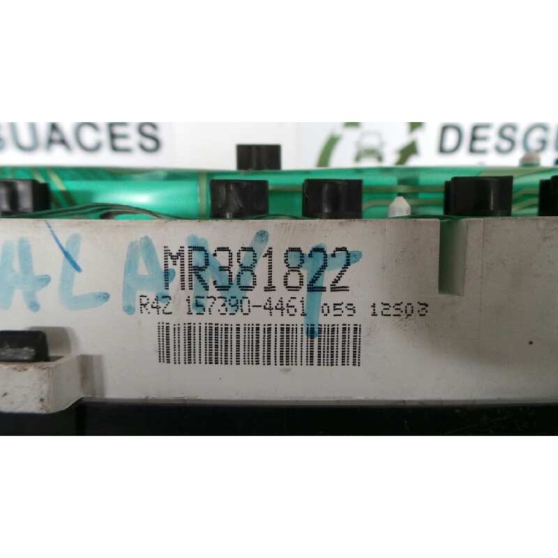 Recambio de cuadro instrumentos para mitsubishi galant berlina (e50) referencia OEM IAM MR381822  