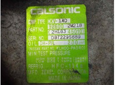 Recambio de compresor aire acondicionado para nissan almera (n15) 1.6 16v cat referencia OEM IAM 926002M218 CALSONIC - 4.CANALES 2