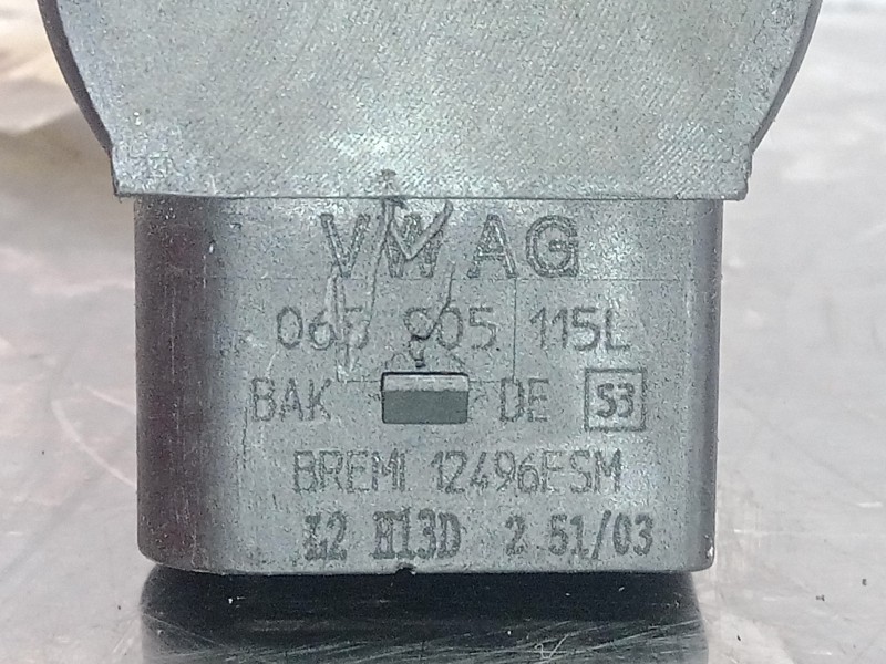 Recambio de bobina encendido para audi a6 berlina (4b2) 1.8 20v turbo referencia OEM IAM 06B905115L-12496ESM  