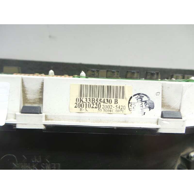 Recambio de cuadro instrumentos para kia rio 1.3 cat referencia OEM IAM 0K33B55430B-2001022020025420-305004C0071  