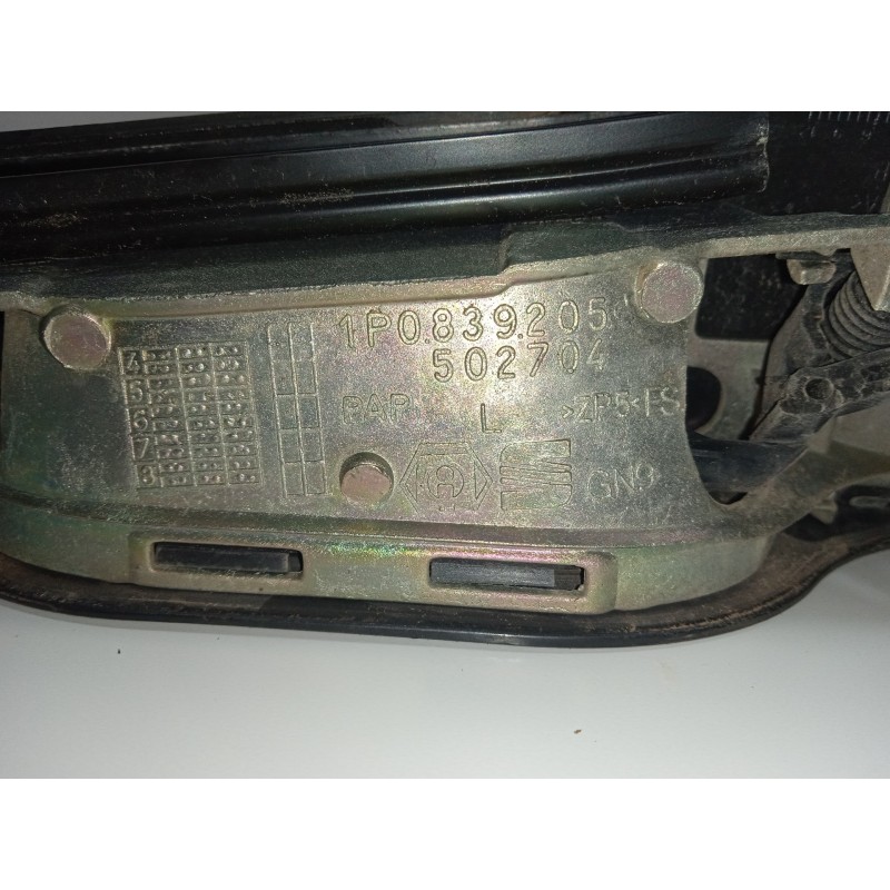 Recambio de maneta exterior trasera izquierda para seat leon (1p1) 1.2 tsi referencia OEM IAM 1P0839205  