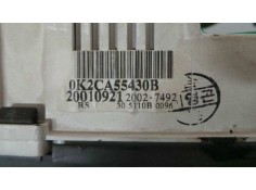 Recambio de cuadro instrumentos para kia carens 1.8 cat referencia OEM IAM 0K2CA55430B-20010921 02-06  2