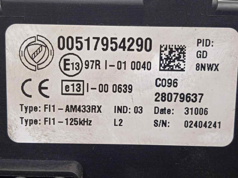 Recambio de caja reles / fusibles para fiat grande punto (199) 1.4 referencia OEM IAM 51795429-00517954290-28079637  