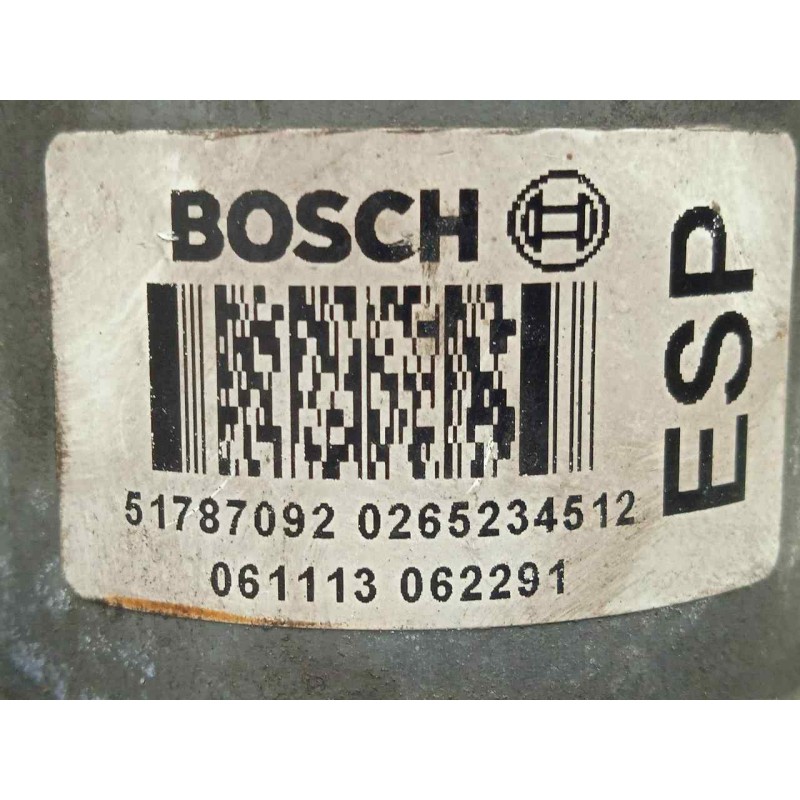 Recambio de abs para fiat grande punto (199) 1.4 referencia OEM IAM 0265950620-0265234512-51787092 BOSCH 