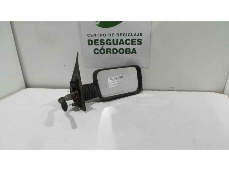Recambio de retrovisor derecho para fiat cinquecento (170) 0.7 referencia OEM IAM  MANUAL NEGRO PLASTICO