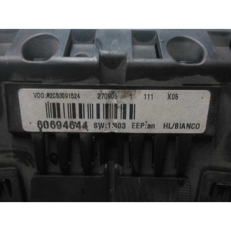 Recambio de cuadro instrumentos para alfa romeo 159 (140) 2.2 jts 16v cat referencia OEM IAM A2C53091524-60694644 VDO 