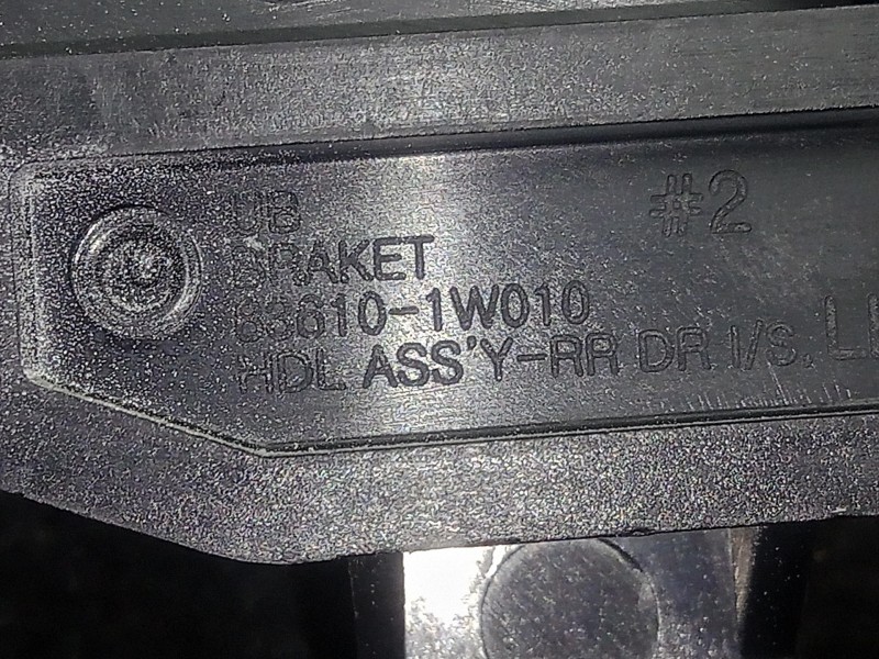 Recambio de maneta interior trasera izquierda para kia rio 1.2 cat referencia OEM IAM 836101W010  