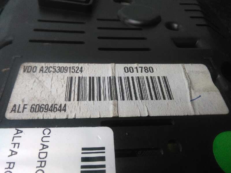 Recambio de cuadro instrumentos para alfa romeo 159 (140) 2.2 jts 16v cat referencia OEM IAM A2C53091524-60694644 VDO 
