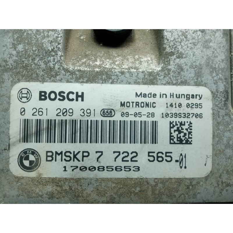 Recambio de centralita motor uce para bmw r 1200 rt/st referencia OEM IAM 0261209391-7722565 BOSCH 