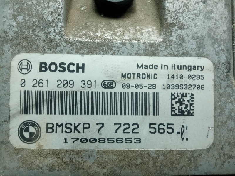Recambio de centralita motor uce para bmw r 1200 rt/st referencia OEM IAM 0261209391-7722565 BOSCH 