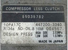 Recambio de compresor aire acondicionado para chrysler jeep gr.cherokee (zj)/(z) 4.0 cat referencia OEM IAM 4472003340-55035782  2
