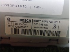Recambio de sistema audio / radio cd para seat leon (1p1) 1.6 tdi referencia OEM IAM 5P0035186-8157640236366   2