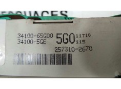 Recambio de cuadro instrumentos para suzuki baleno berlina sy (eg) 1.9 turbodiesel referencia OEM IAM 3410065G00-5G011T10   2