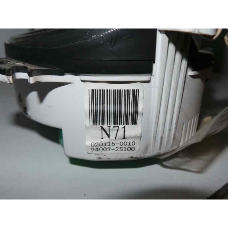 Recambio de cuadro instrumentos para hyundai accent (lc) 1.5 cat referencia OEM IAM 9400725100-0201160010-N71  