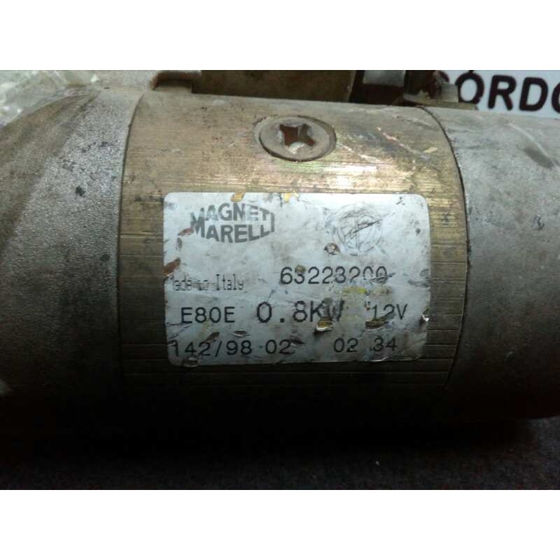 Recambio de motor arranque para fiat punto berlina (176) 1.2 cat referencia OEM IAM 63223200  