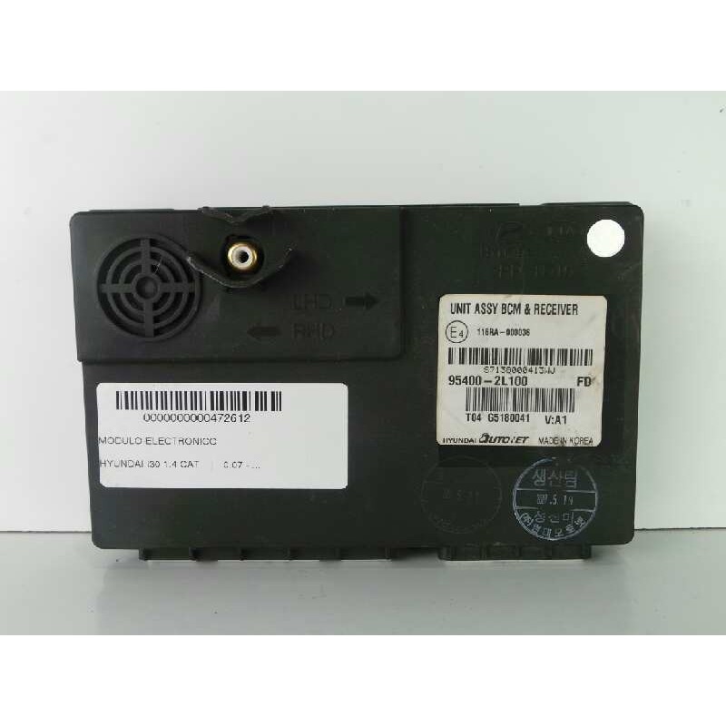 Recambio de modulo electronico para hyundai i30 1.4 cat referencia OEM IAM 954002L100-116RA000036  