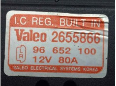 Recambio de alternador para chevrolet kalos 1.2 cat referencia OEM IAM 2655866-96652100 80AH - VALEO POLEA.FIJA - 4.CANALES 2