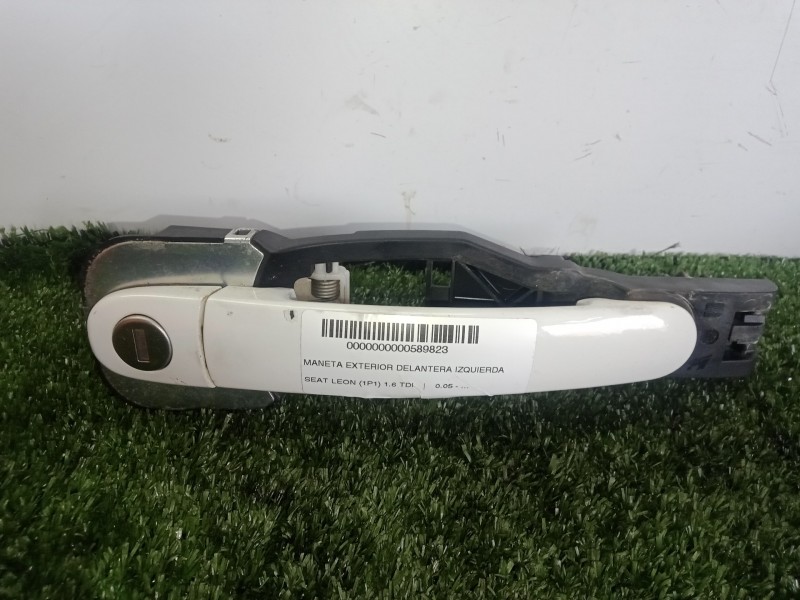 Recambio de maneta exterior delantera izquierda para seat leon (1p1) 1.6 tdi referencia OEM IAM 1P0837885A  