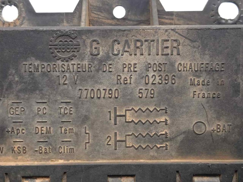 Recambio de caja precalentamiento para renault espace (j63) 2.1 turbodiesel referencia OEM IAM 7700790579  