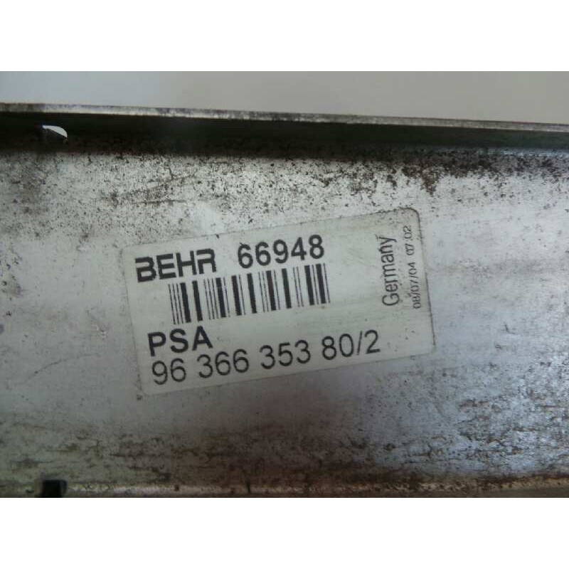 Recambio de intercooler para citroën xsara berlina 2.0 hdi referencia OEM IAM 96366353802  