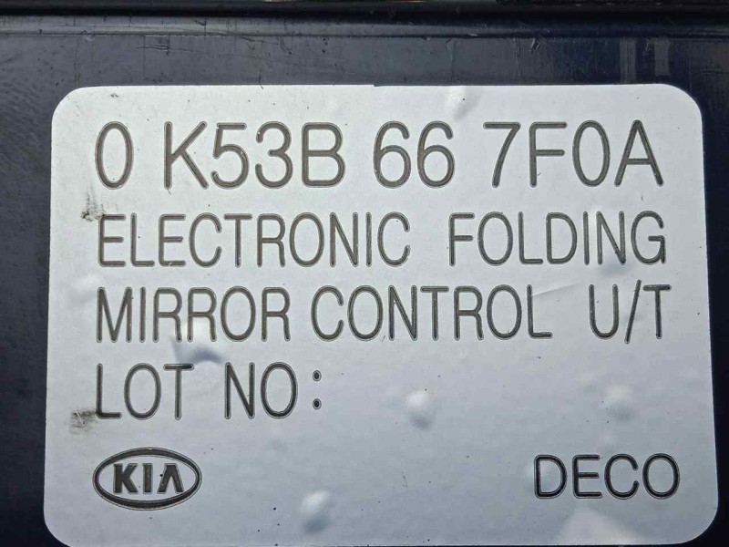 Recambio de modulo electronico para kia carnival ii 2.9 crdi cat referencia OEM IAM 0K53B667F0A  